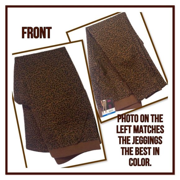 No Boundaries Size XXXL Leopard Print Jeggings - Picture 8 of 10